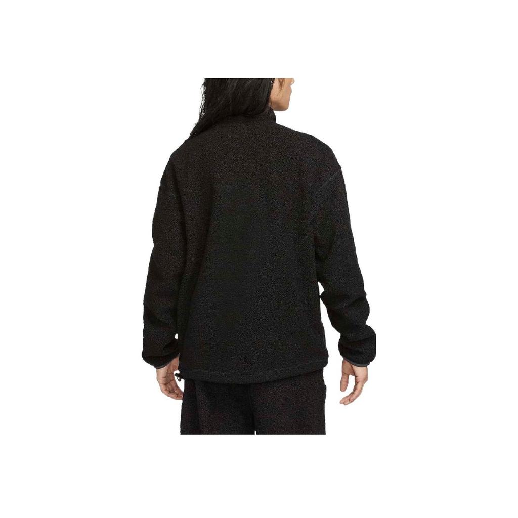 Nike FW22 Embroidered Solid Sweatshirt Men Tops Black DQ4194-097