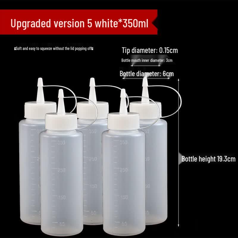 Qiwei Versatile Plastic Squeeze Condiment Bottle