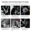 Easy To Use Motorcycle Bearing Puller Removal Tool Kit 9-23mm Diameter Suitable for DIY Enthusiasts & Repair Technicians