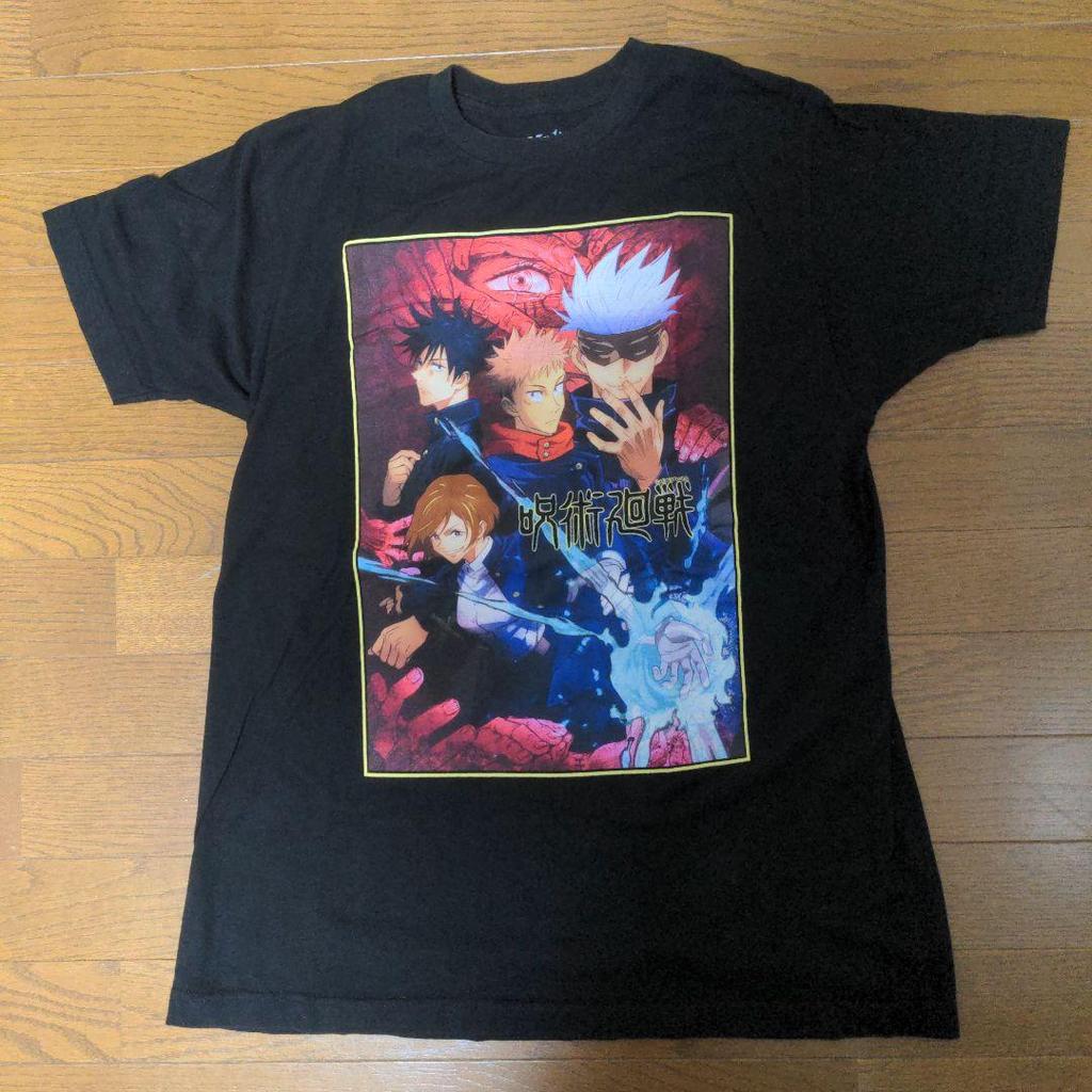 [USED] JUJUTSU KAISEN Black T-shirt, Size L
