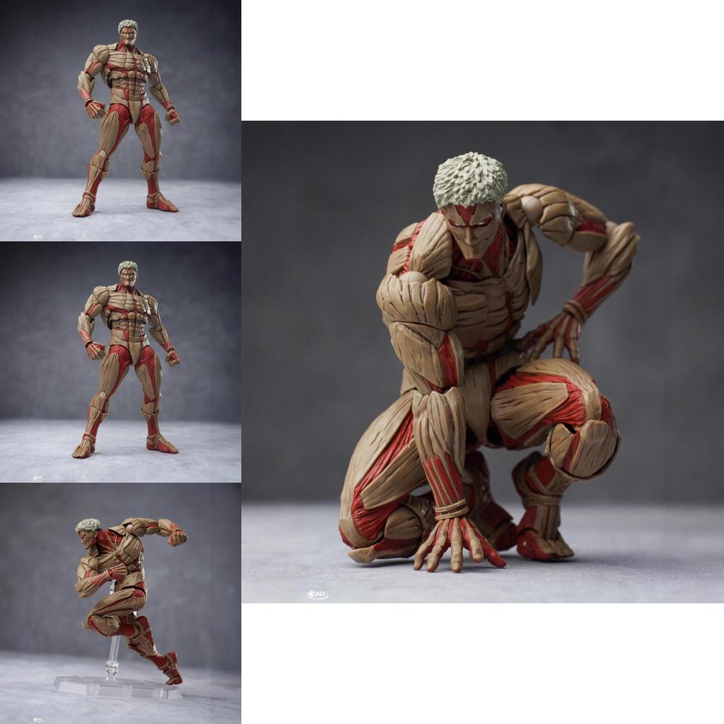 Attack On Titan The Armored Titan Pvc Model Ornament With Movable Joints For Collectors