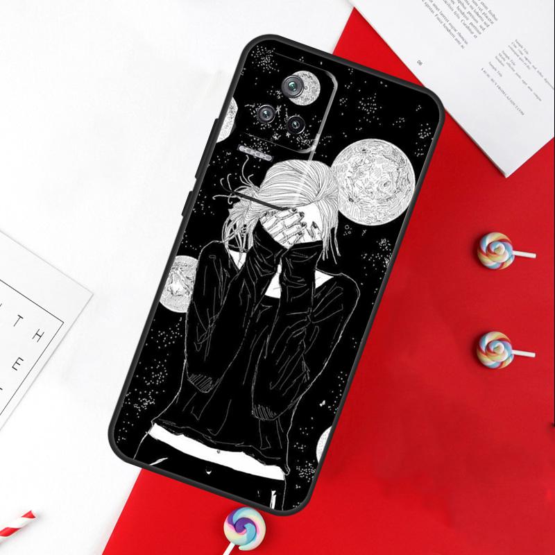 Black White Galaxys Aesthetic Cover For Xiaomi 13T 11T 12T 14T Pro 13 14 15 Ultra POCO X7 Pro X3 X5 X6 F5 F6 M6 Pro Case