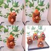 Adorable Capybara Plush Keychain Bubble Blowing Soft Toy Perfect For Animal Lovers