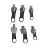 Zipper Repair Kit - INF - Fix A Zipper - 6 Pulls - Universal - Black