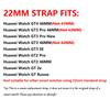 22mm Sport Watch Strap for Huawei Watch GT 4 46MM Watch Band Bracelet for Huawei GT3 Pro 46MM GT2 Pro Runner 46MM Silicone Wrist