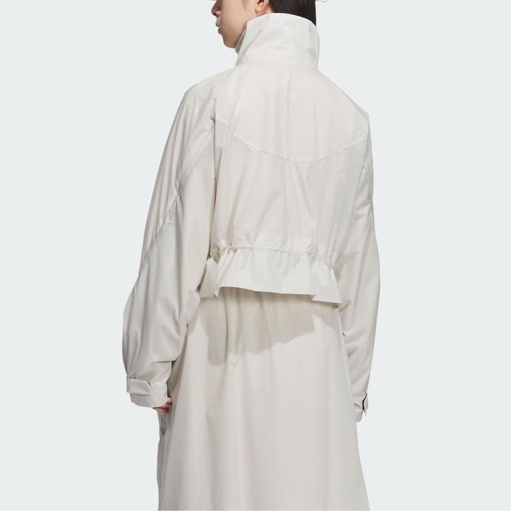 Adidas FOS Series Future Style Woven Jacket Fashion Simple Loose Versatile Stand Collar Jacket Women Jacket Miracle-Bauxite-Brown JM4272