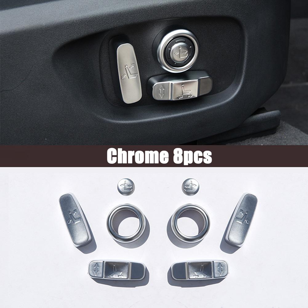 

Car Seat Side Adjustment Button Cover Trim For Land Rover Discovery Range Rover Sport Evoque Vogue Velar Interior Accessories серебряный