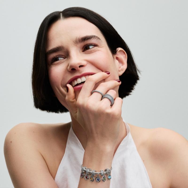 Pandora Pink Eternity Circle Dangle Charm 793125c10