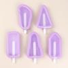 Set(5PCS) Summer Homemade Silicone Ice Cream Mold With Multiple Shapes For Household Ice Cream Making Tools