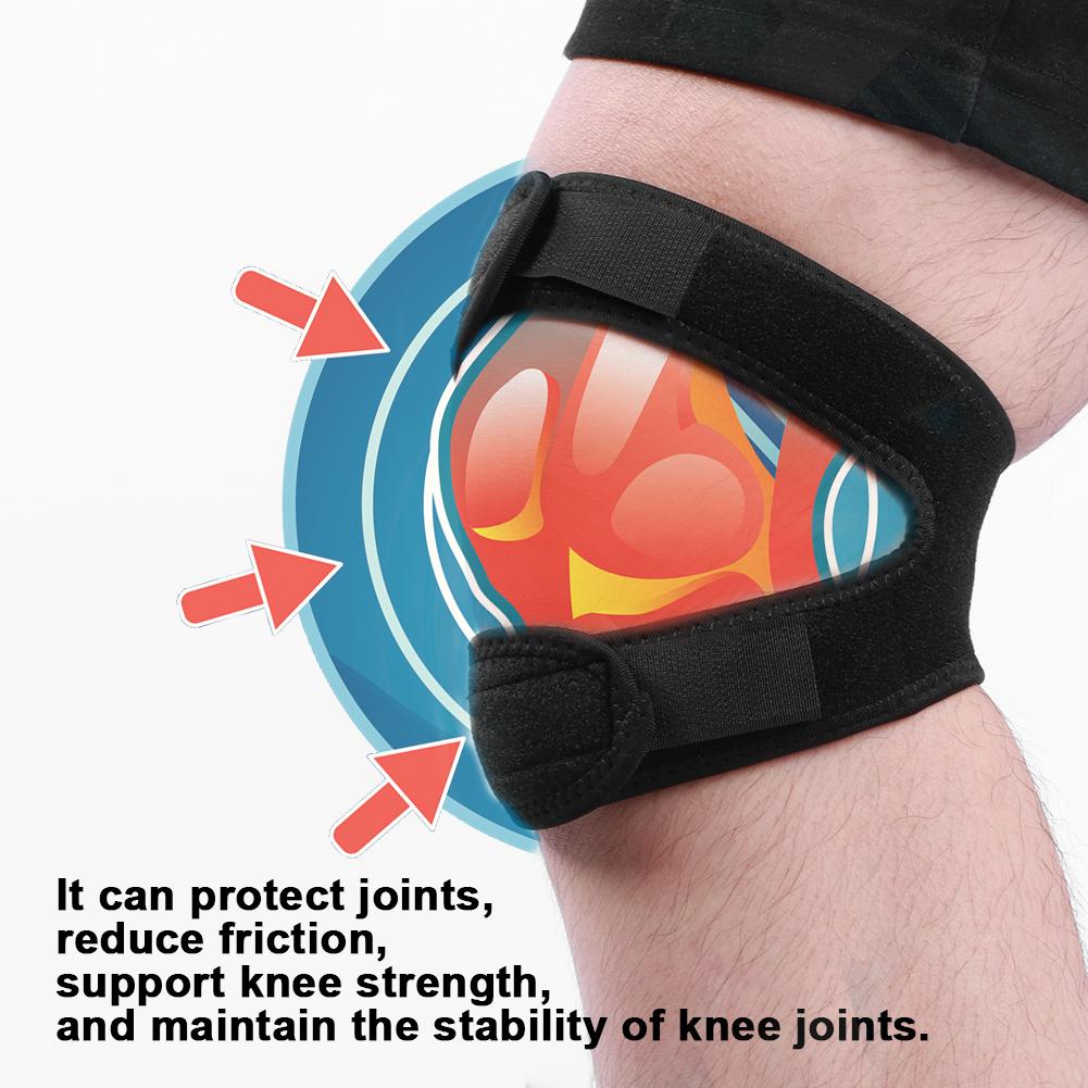 Sport Dual Patella Belt Man Kneecap Kneepad Protective Gear for Running Basketball