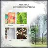 Metal Garden Arbor Arch with Double Doors, 2 Side Planter Baskets, Climbing Vine Frame, Black
