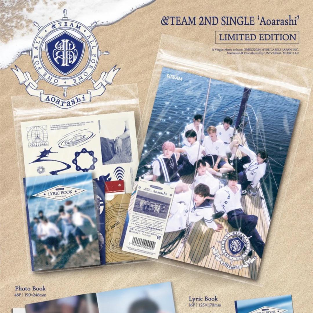 

&TEAM - 2-Й СИНГЛ-АЛЬБОМ [AOARASHI] ОГРАНИЧЕННОЕ ИЗДАНИЕ LIMITED Edition