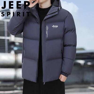 JEEP SPIRIT Men's Hooded Padded Puffer Jacket