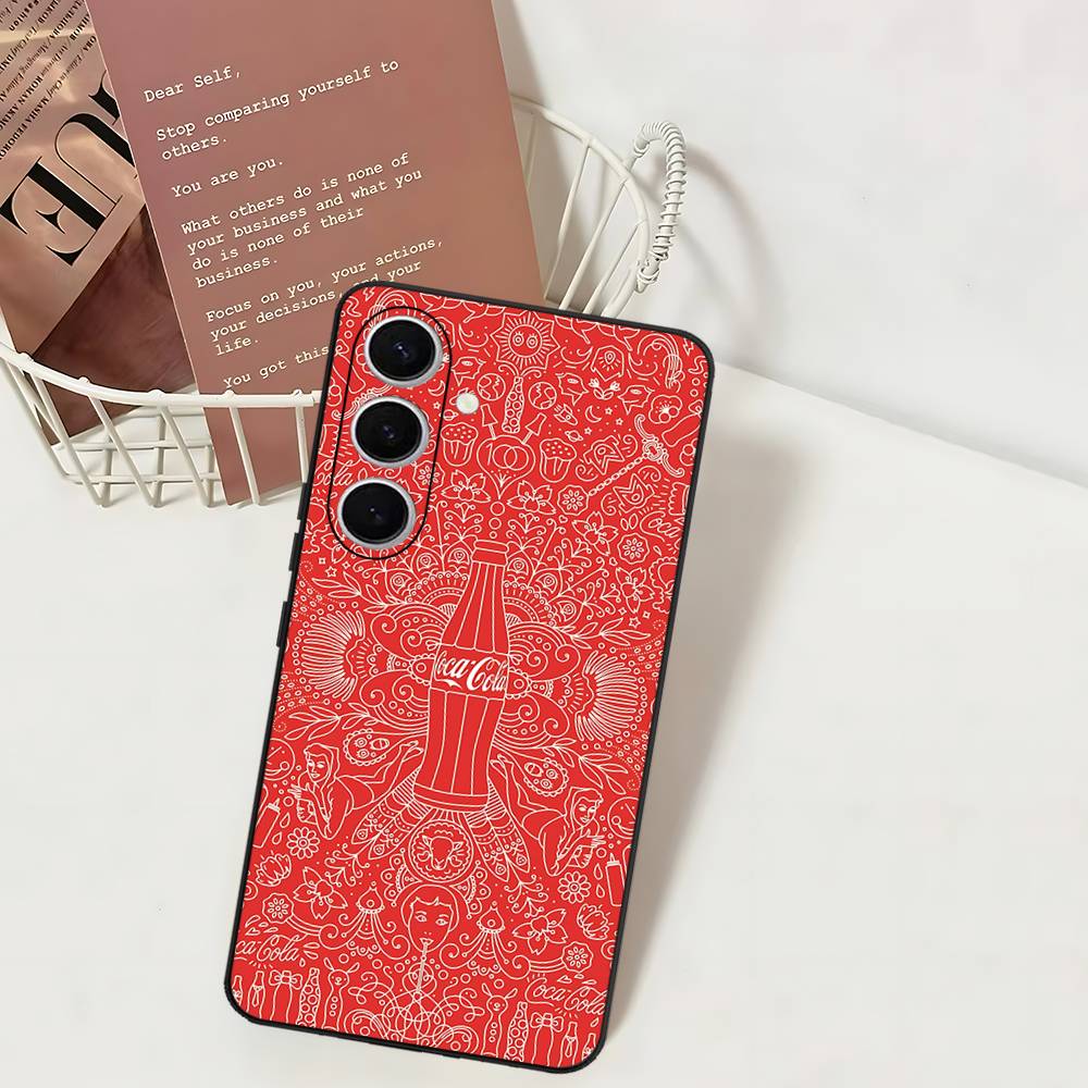 Coque de téléphone Logo Vintage C-Coca C-cola Pour Samsung S 24 Fe 25 Ultra Plus 20 Lite 21 30 22 23 24 22 Ultra 5G Fundas