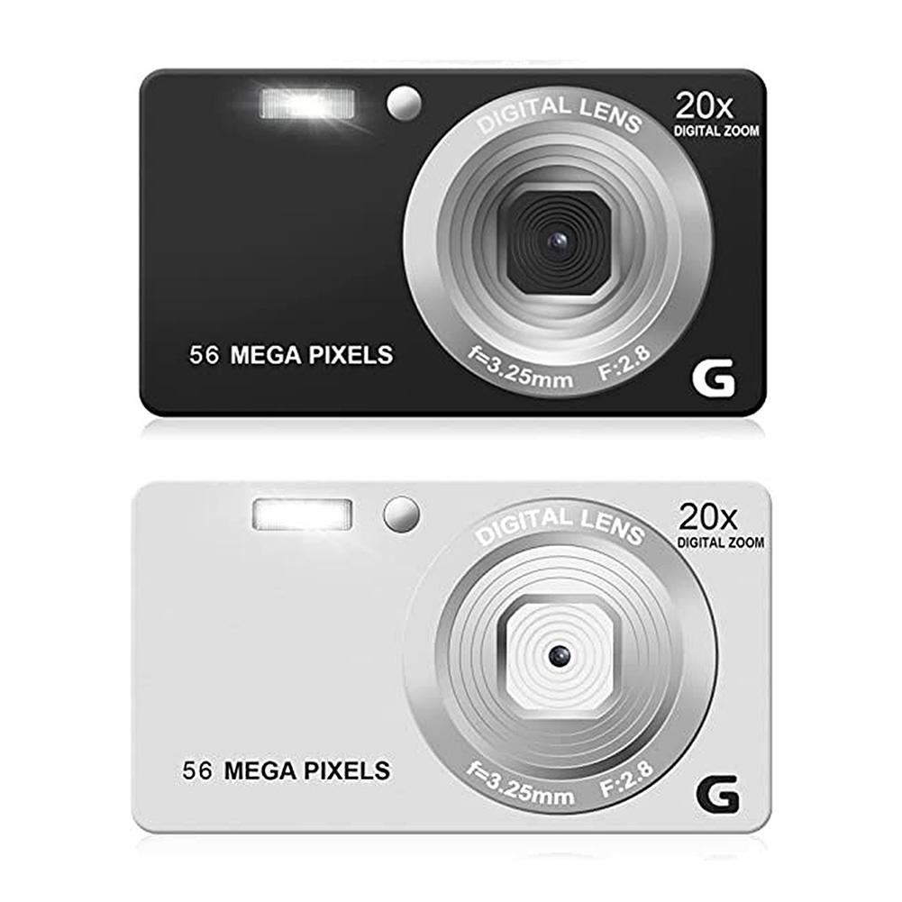 

Vlogging Camera HD Digital Video Camera 2.7 Inch LCD 4K 56MP 56 Million Pixel Anti-Shake 20x Zoom for Photography and Video білий