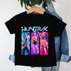 Kpop Dämonenjägerin Girlgroup Baumwoll-T-Shirt - Kinder Rundhals Kurzarm