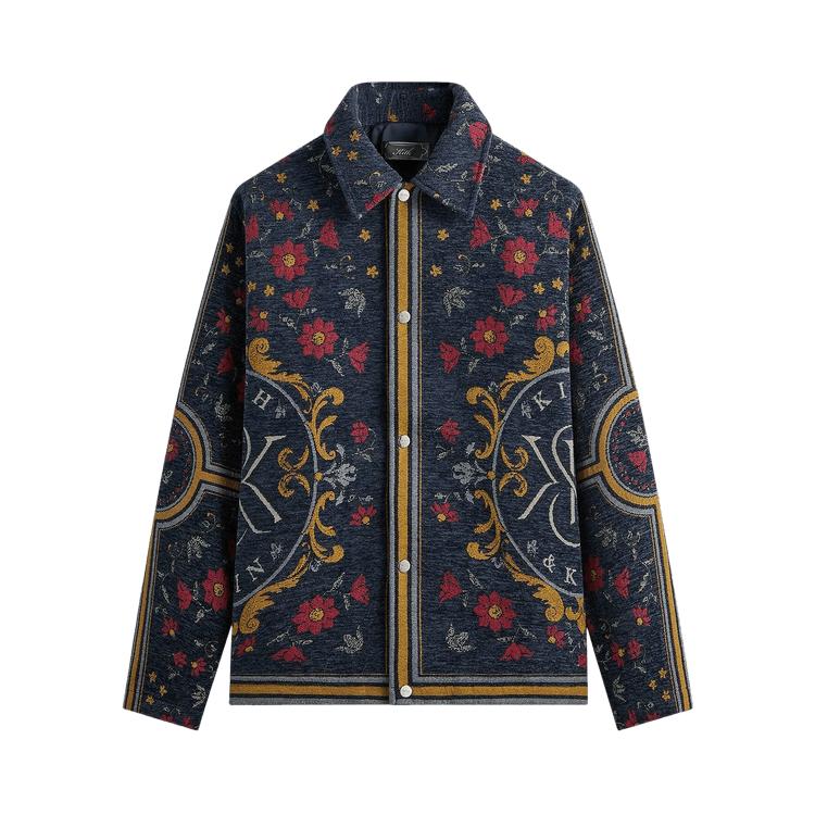 

Kith Шарф Гобелен Куртка тренера Ночной Мужская верхняя одежда Черный KHM010903-413 M