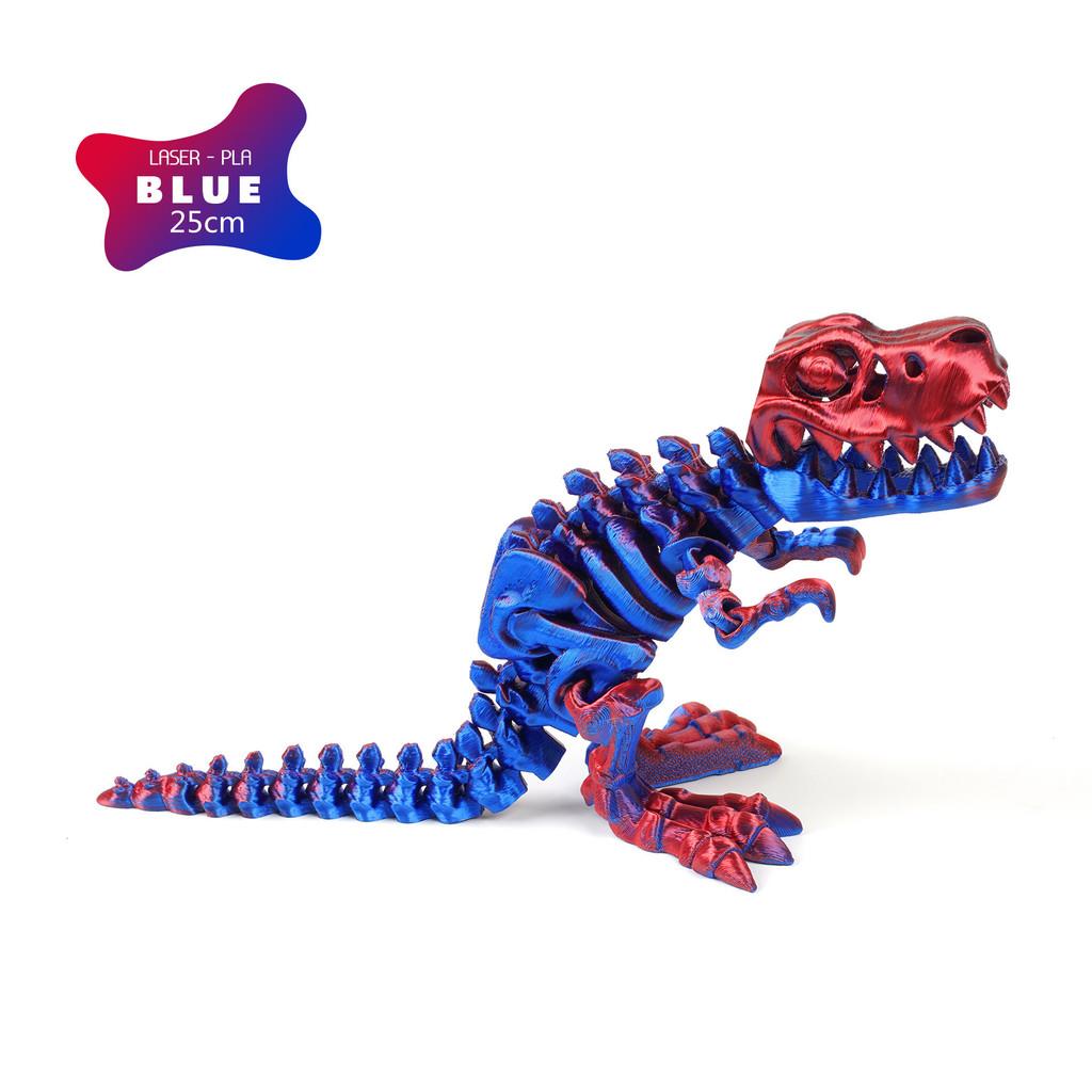 Creative 3D Printing of Tyrannosaurus Rex Ornaments Deformed Skeleton Toys Gear Balls Stress Reducing Crafts Home Car Decoration Gifts