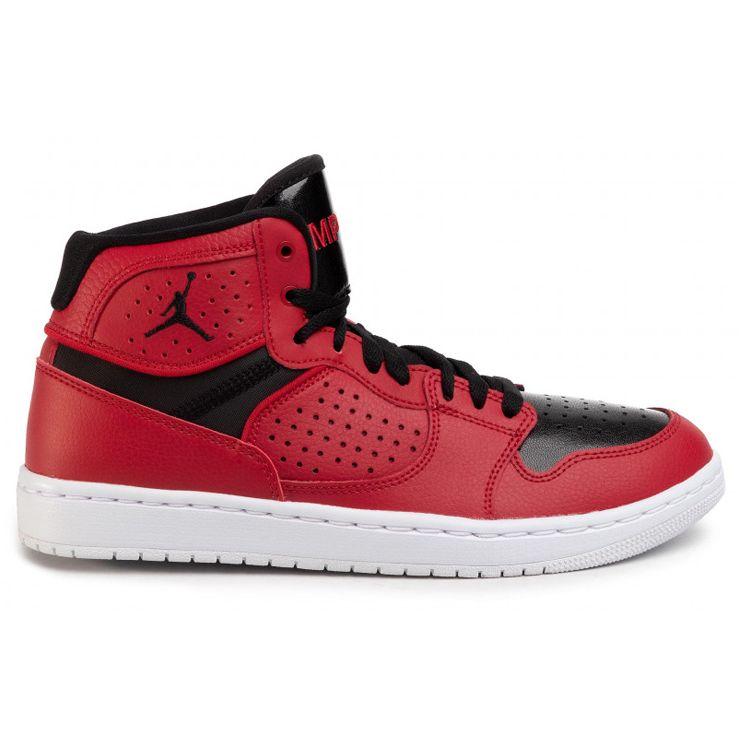 Jordan Access Synthetic Leather High-Top Retro Basketball Shoes Unisex Sneakers Red AR3762-601
