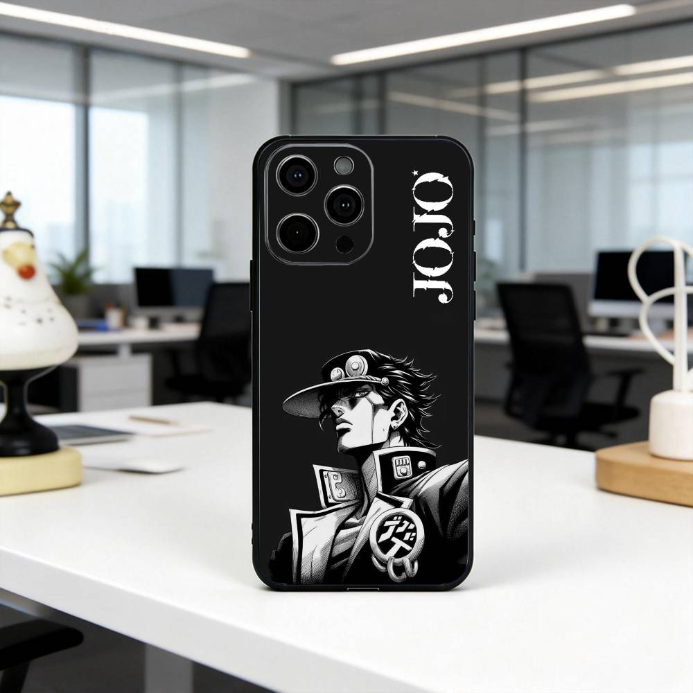 COOL J-JoJo B-Bizarre A-Adventures Phone Case For iPhone 17, 16,15,14,13,12,11 Plus,Pro Max, Others Soft Black Cover