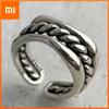 925 Sterling Silver Rings for Women Couple Minimalist Handmade Simple Retro Chani Ring Fine Jewelry Gift Prevent Allergy
