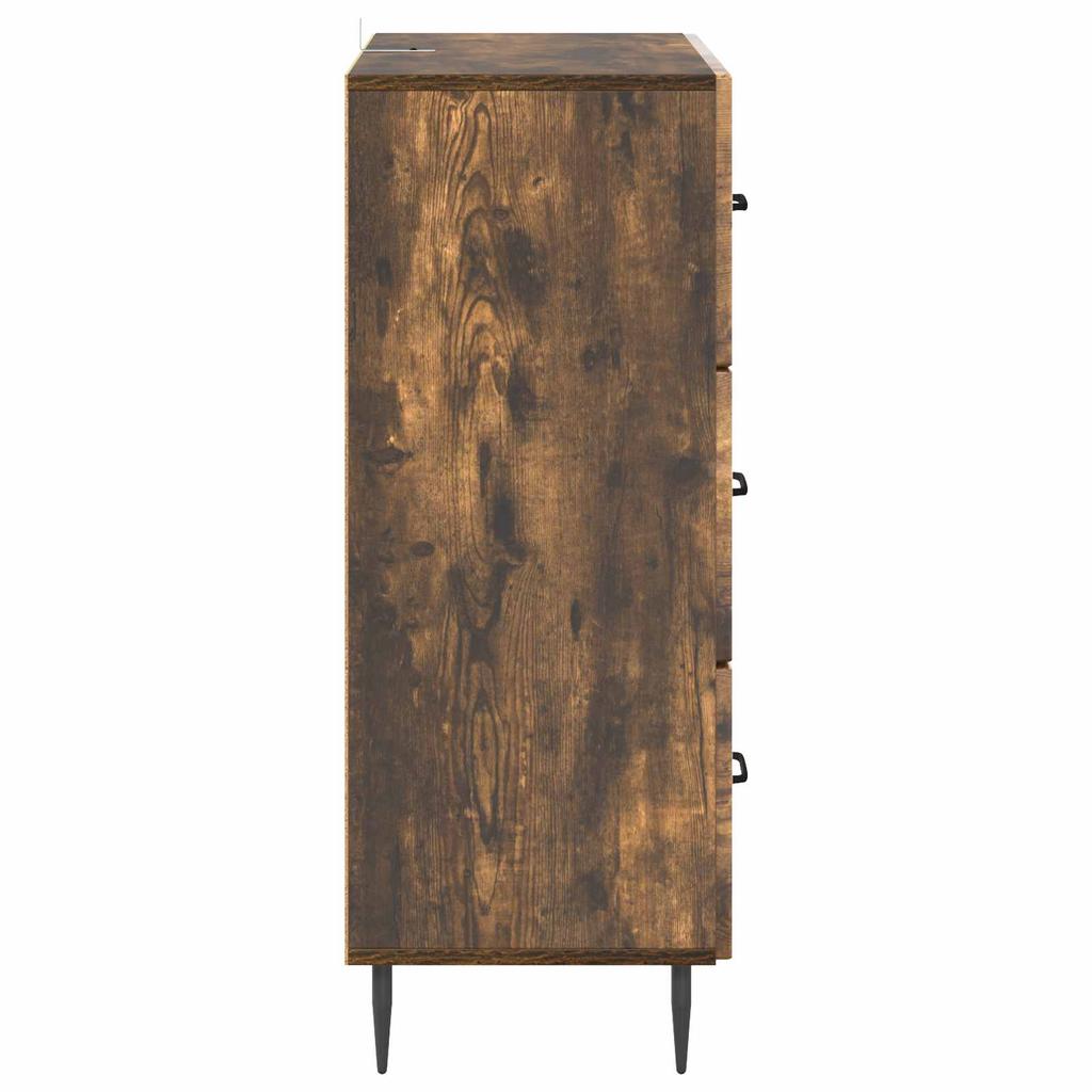 Drawer Cabinet Smoked Oak 66 x 34.5 x 89.5 cm