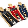 Adjustable Suspenders Straps Braces Heavy Duty 120cm Length Wide Trouser