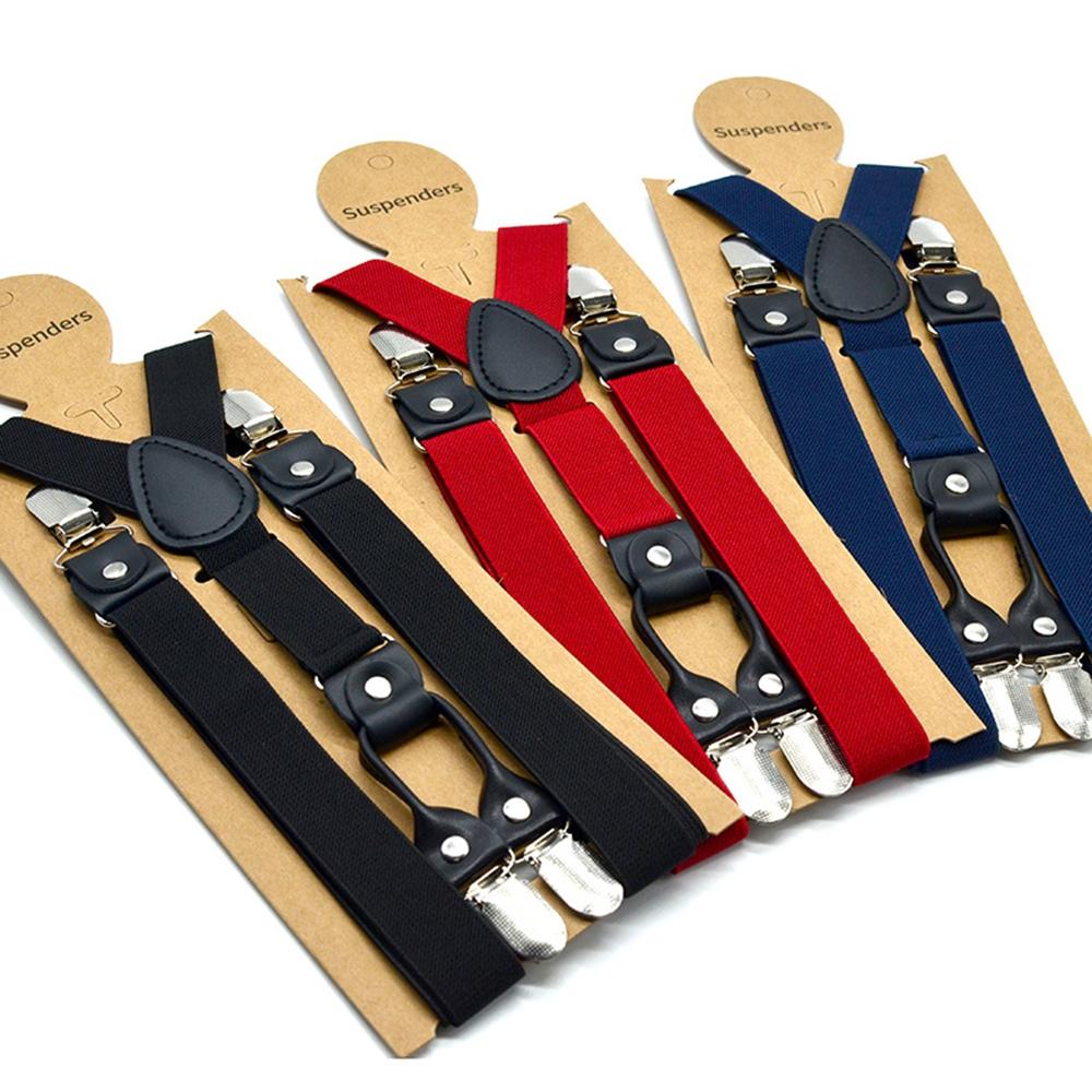 Adjustable Suspenders Straps Braces Heavy Duty 120cm Length Wide Trouser