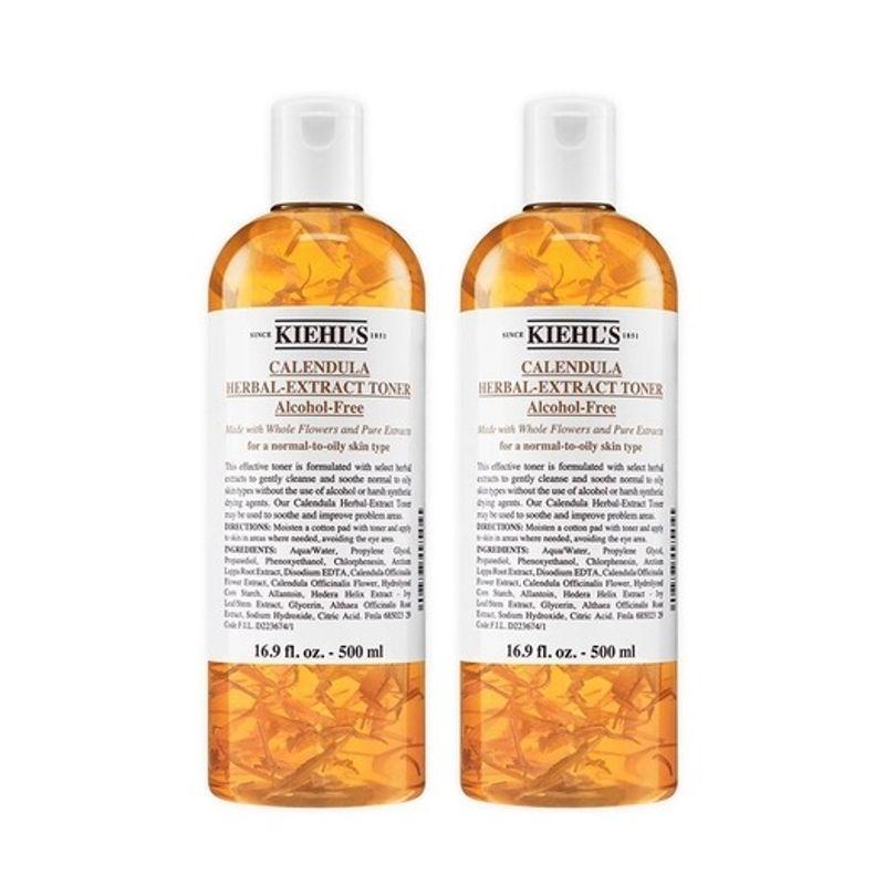 Kiehl s Calendula Petal Toner 500ml Double Set FREE