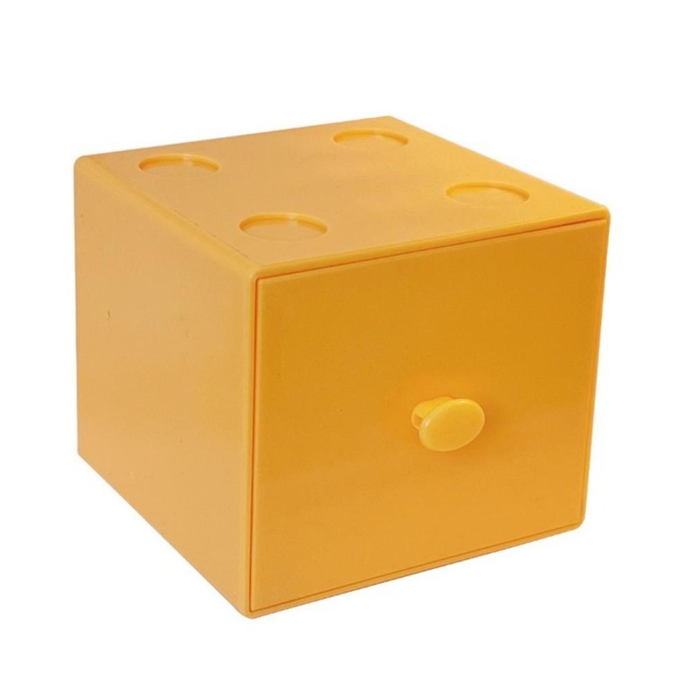 

Candy Color Desktop Macaron Storage Box Drawer Style Cosmetics Jewelry Case Student