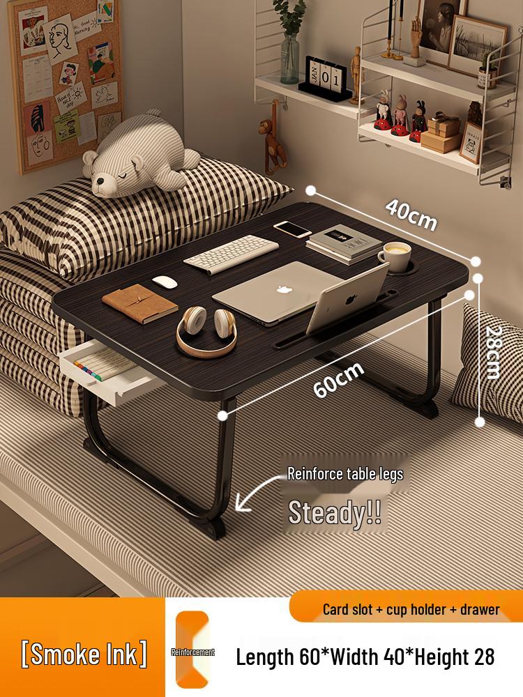 Compact Folding Bedside Desk – Ideal for Students, Dorms, and Offices