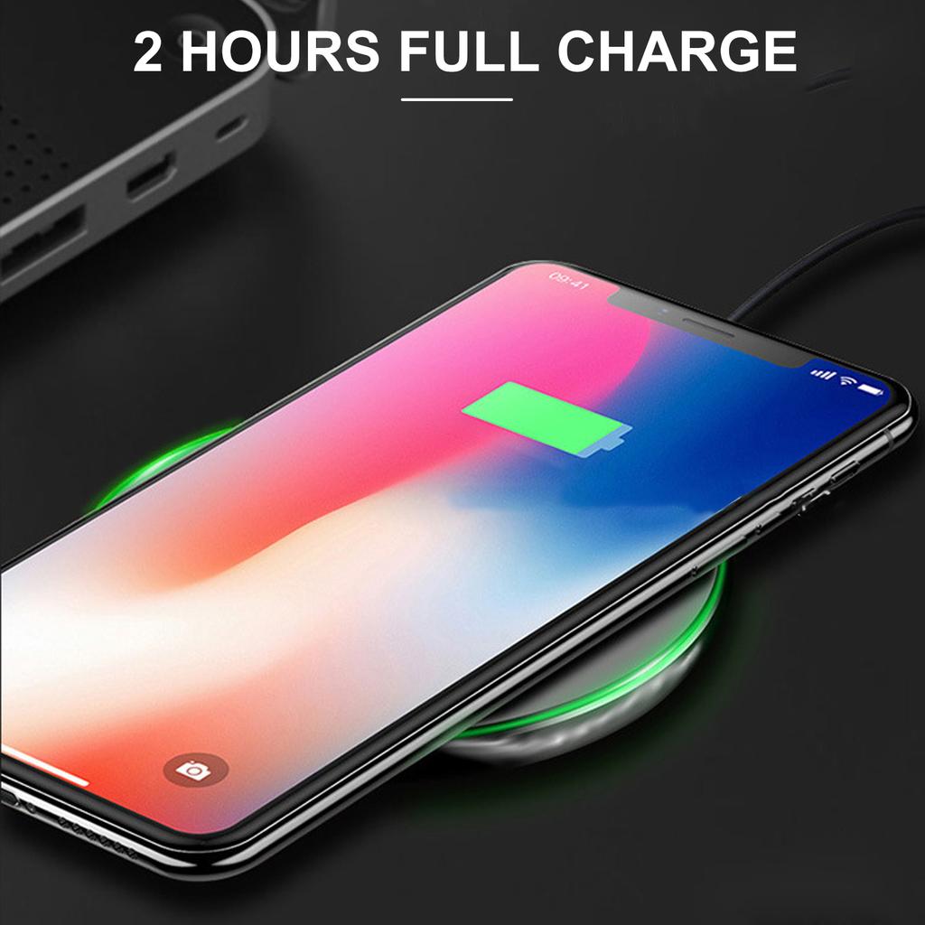 Wireless Charger Wireless Charging Base 15W Max Replacement for iPhone12 11 X XR XS Samsung Galaxy S9 S8