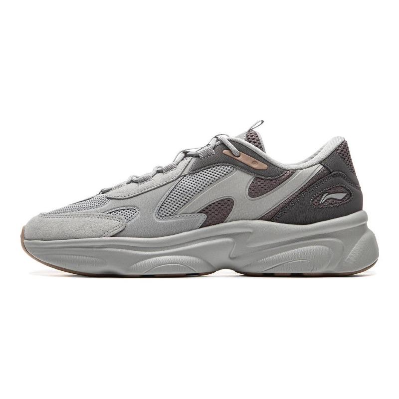 Li-Ning Naiye 2.0 Mens Low Top Casual Shoes Gray AGCU355-1 45
