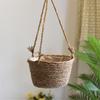 Garden Hanging Planter Plant Storage Basket Rope Woven Indoor Outdoor Flower Pots Holder Plant Hangers Home Decorations
