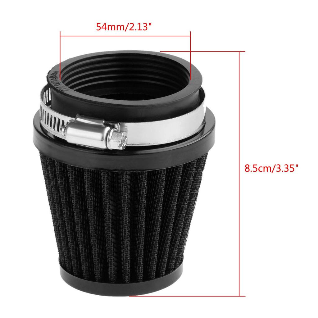 Power Filter, Air , For Motorcycles, 2.1 inches (54 mm), Universal Use
