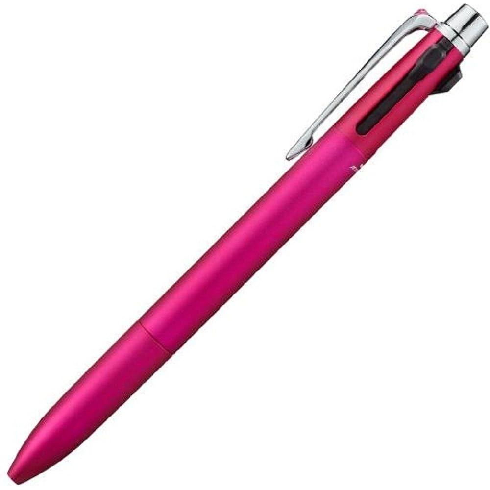 [Mitsubishi Pencil] Jetstream Prime Knock 3-Color Ballpoint Pen SXE3-3000-05-13 Shaft Color: Pink