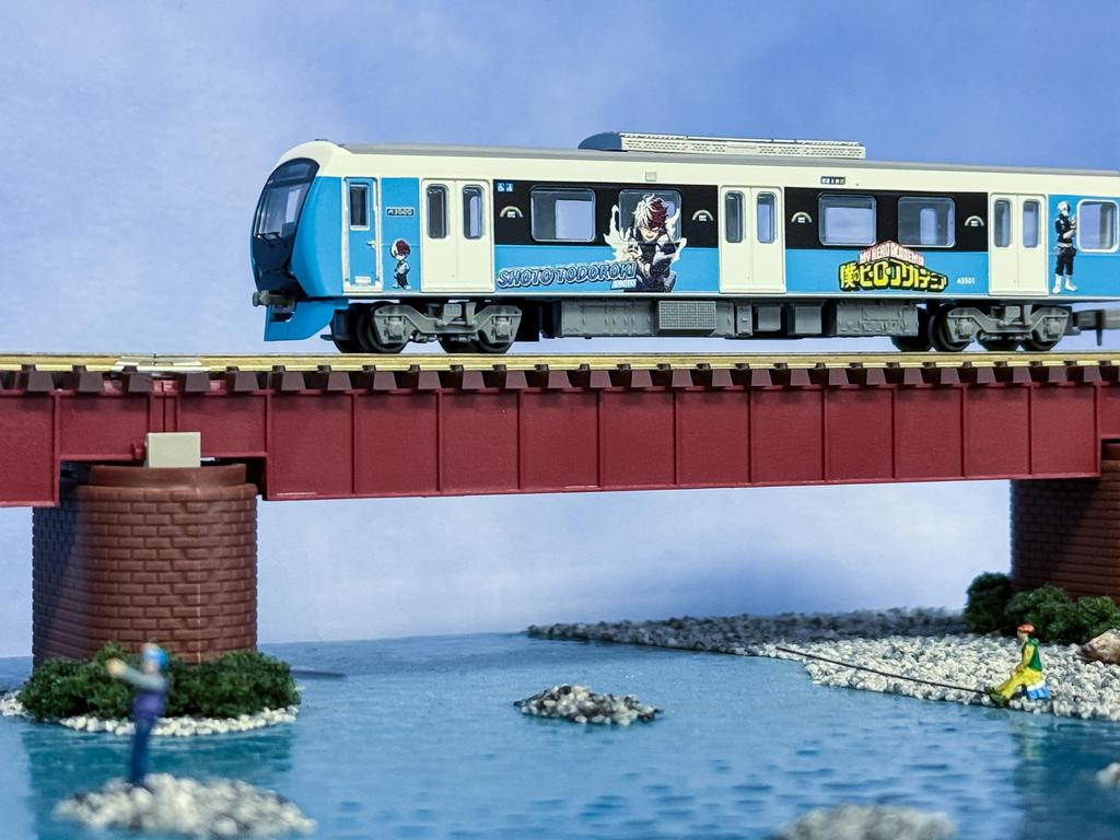 Railway Collection Tetsuro My Hero Academia X Shizuoka Railway Todoroki Shoto Diorama Supplies