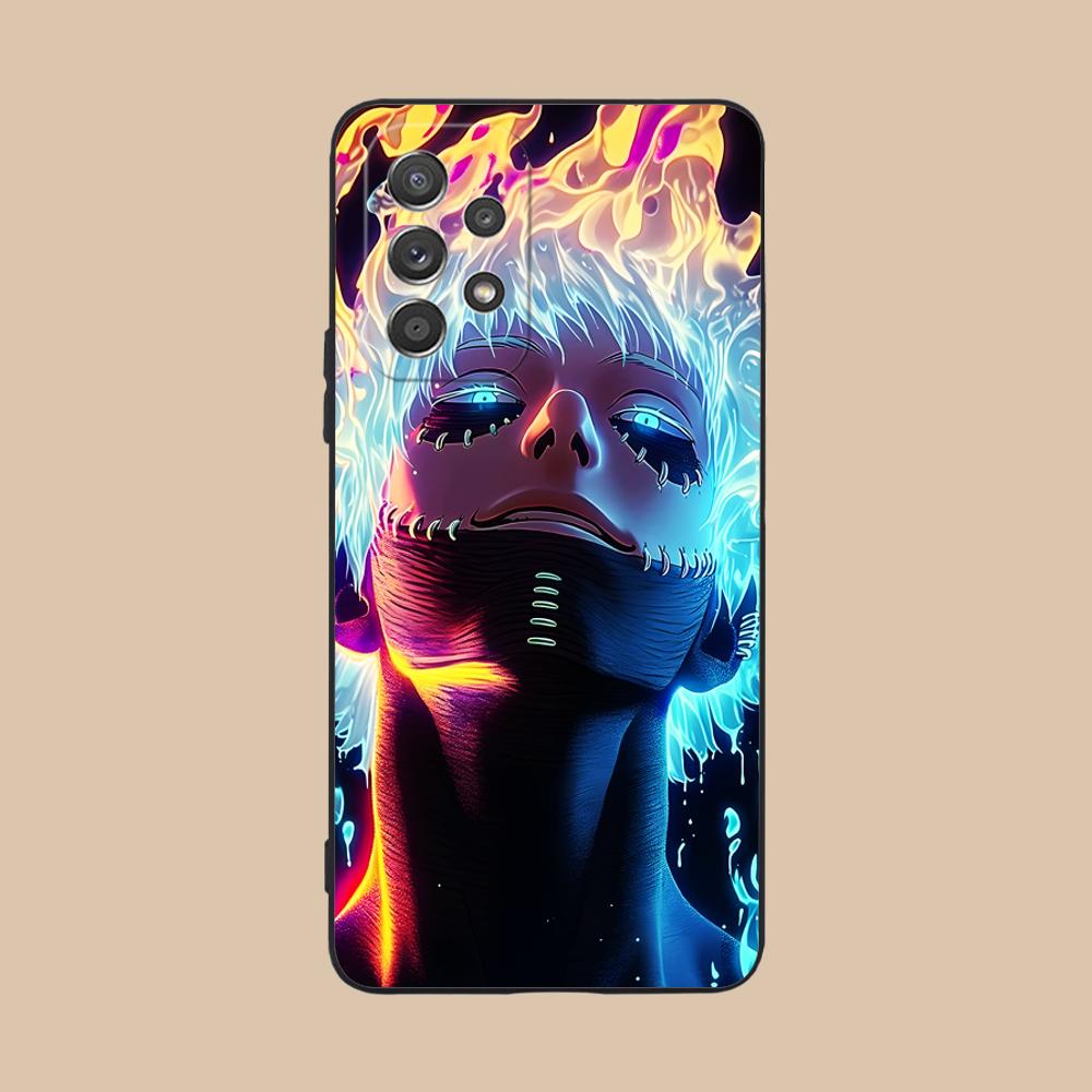 MHA Dabi Mobile Phone Case for Samsung Galaxy A56 55 54 53 52 51 36 35 34 23 16 15 5G Colorful Cover Cellphones Luxury Cover