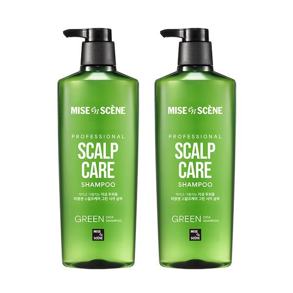 mise en scène Scalp Care Green Cica Shampoo 680ML 2EA
