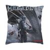 Megadeths Rock Band Square Pillow Case Home Decor Heavy Metal Band Cushions Throw Pillow For Living Room Double-Sided Printing