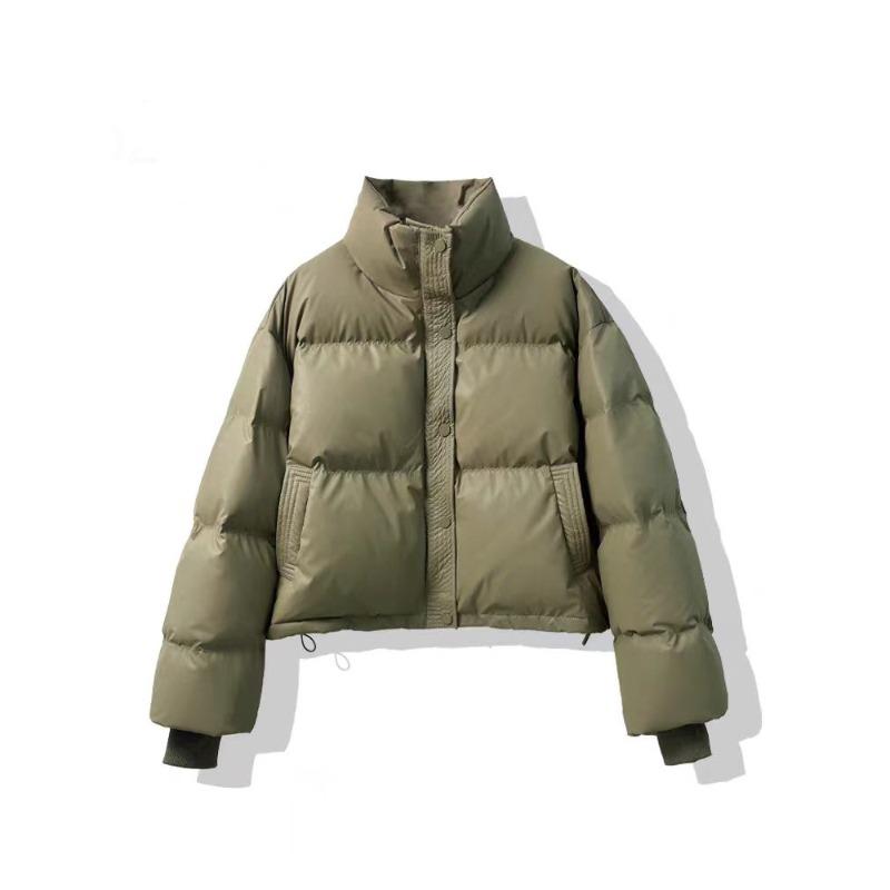 No-wash New Style Down Cotton Jacket for Women, Short Style, New Loose and Thickened Bread Coat, Small Person Cotton-padded Jacket