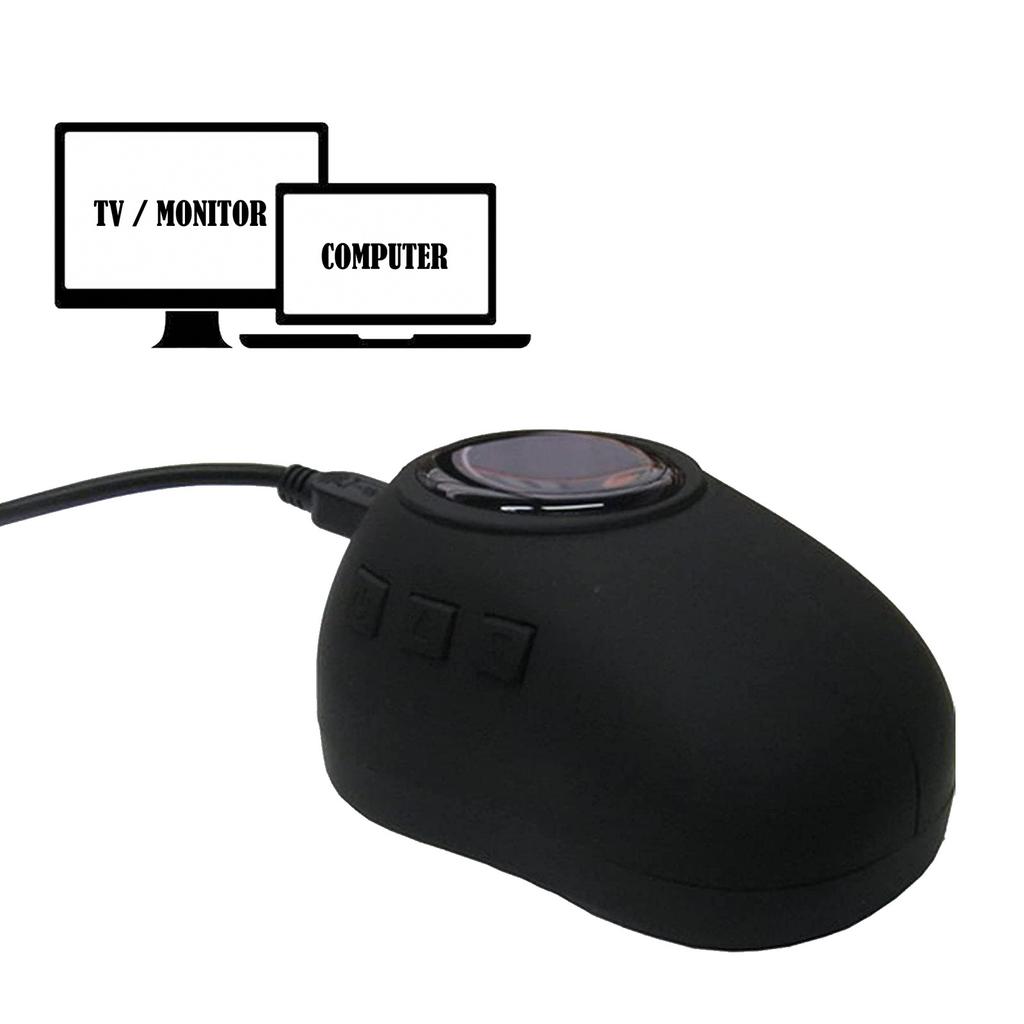 Portable Plug-And-Play Mouse Magnifier for Low Vision Reading, Compatible with Tv and Computer