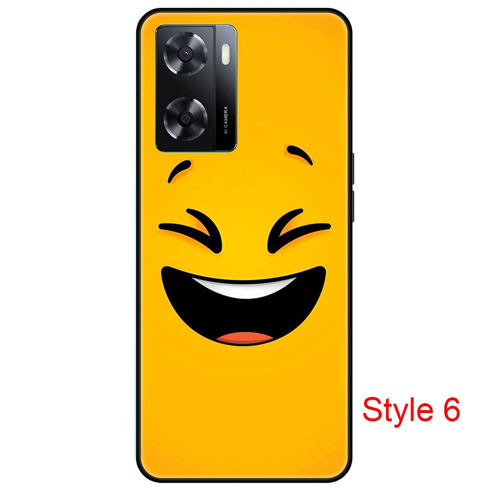 for Oppo A57 4G Black Case Cute Cartoon Soft Silicon shockproof Back Cover 6.56inch Full protection bumper PFTM20