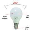 Lot de 2 ampoules LED E14 4,5W 330Lm 3000K - garantie 5 ans