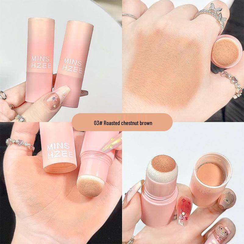 

MINSHZEE Mingxi Zhi Матовый стик-румяна - Румяна низкой насыщенности для естественного вида