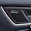 3D Bilstyling Klistermärke Aluminium Emblem Interiör Högtalare Ljud Badge För Ford Focus Mondeo Kuga Fiesta MK7 Escort Explorer Edge 2 4 MK2 MK4