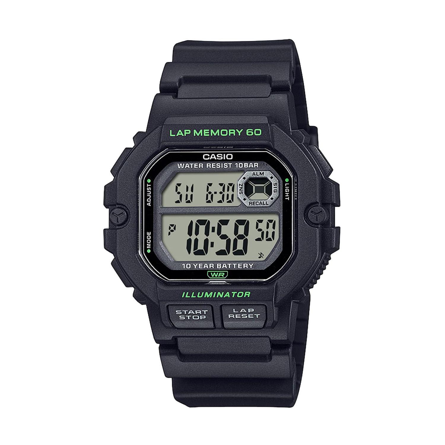 [Casio] Мужские часы Casio Collection WS-1400H-1AJF Черные | Оригинальная японская модель