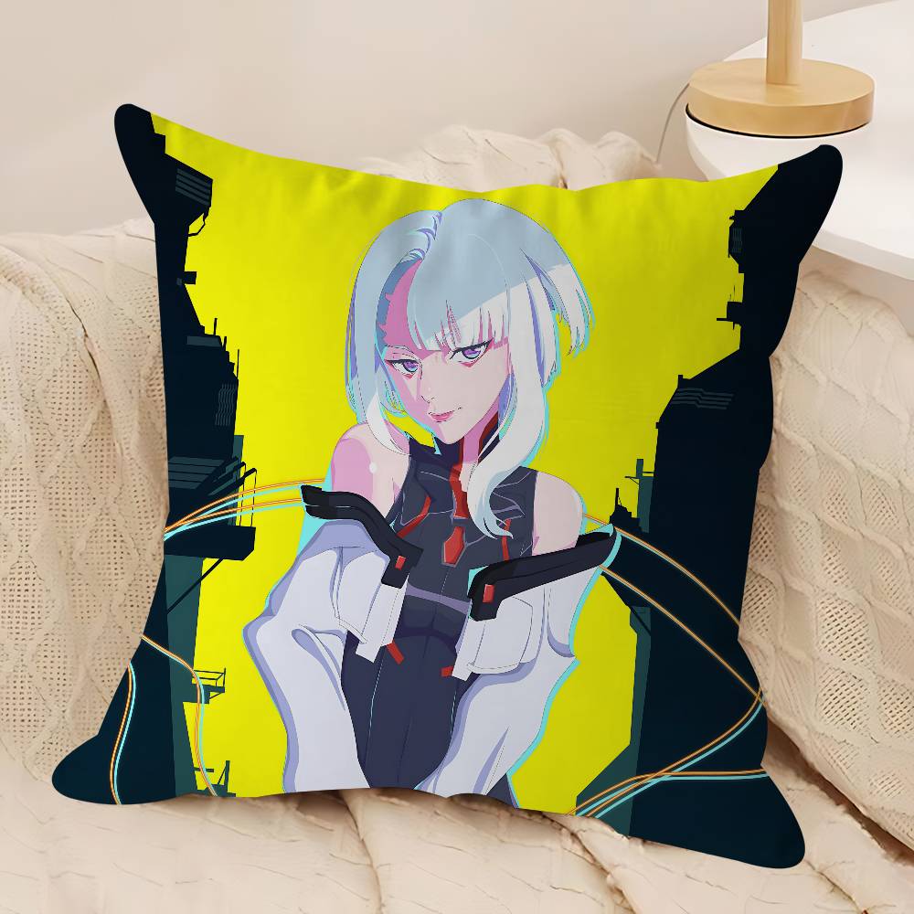 Cyberpunk Lucy Pillowcases Home Bedding Decorative Pillow Cover Wedding Super Soft Pillow Case
