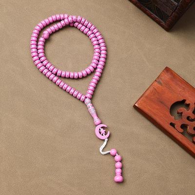 Muslimische Gebetsperlen: 99er Perlen Tasbih, 5x8mm Hui Handkette