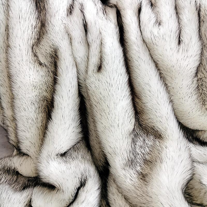 Luxuriöse Kunstfelldecke aus Fuchsfell – Hochwertige, weiche und flauschige Überwürfe aus Kunstfell für Sofa und Auto – Dicke, kuschelige und warme Winterdecke